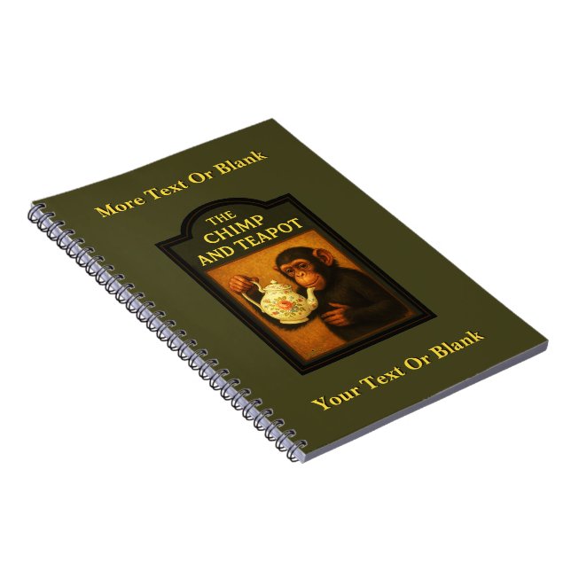 The Chimp And Teapot Pub Notebook (Right Side)
