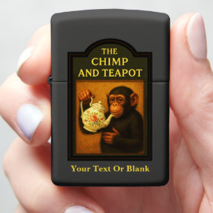 The Chimp And Teapot Pub Zippo Lighter