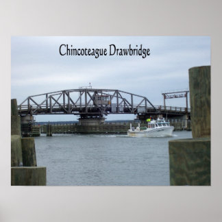 The Chincoteague Drawbridge Poster