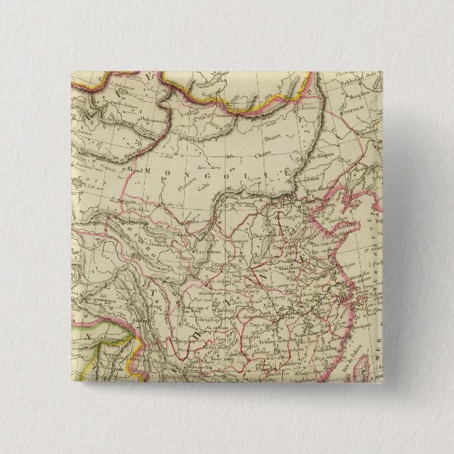 The Chinese Empire and Japan Button (Front)