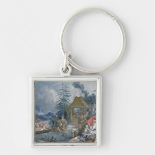 The Chinese Fishermen, c.1742 Keychain