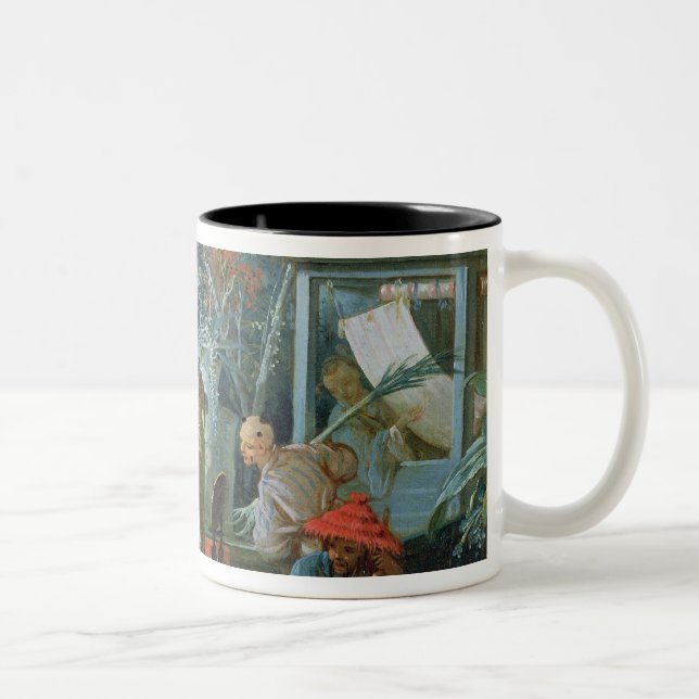 The Chinese Garden, c.1742 Two-Tone Coffee Mug (Right)