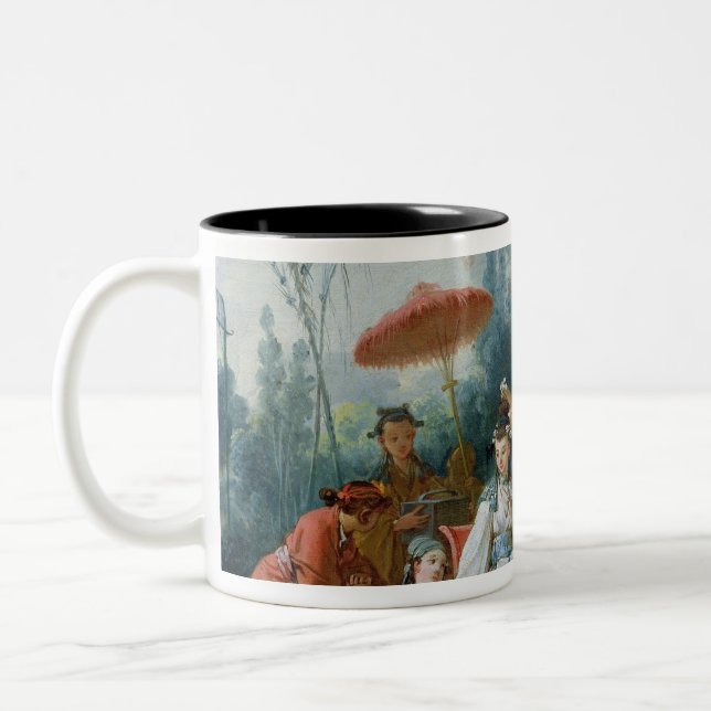 The Chinese Garden, c.1742 Two-Tone Coffee Mug (Left)