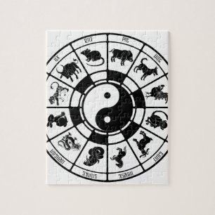 The Chinese Zodiac Animals Jigsaw Puzzle