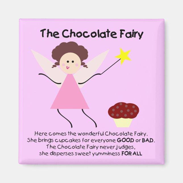 The Chocolate Fairy Magnet (Front)