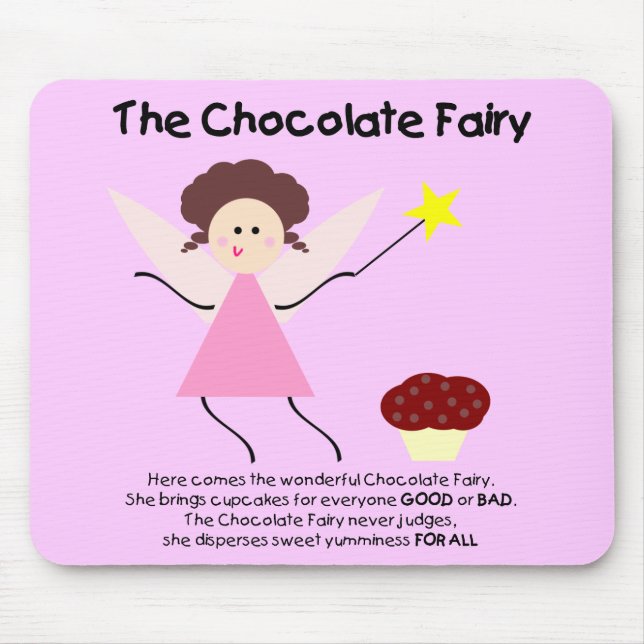 The Chocolate Fairy Mouse Pad (Front)