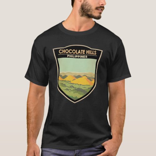 The Chocolate Hills Philippines Vintage  T_Shirt