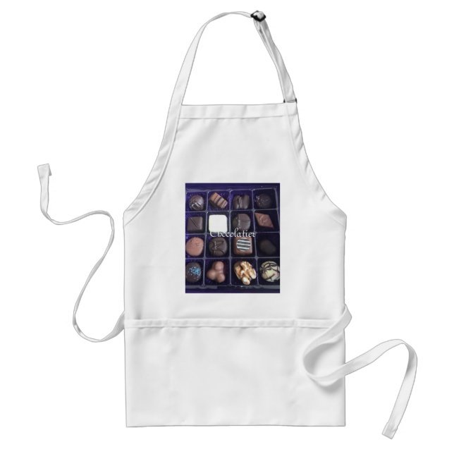 the chocolatier collection adult apron (Front)