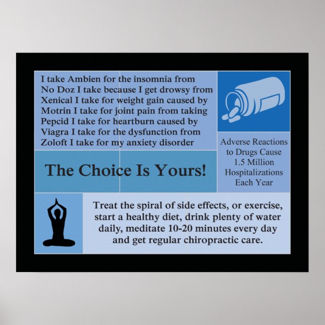 The Choice Is Yours Chiropractic Poster (Front)