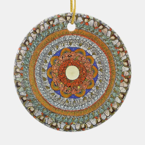 The Choirs of Angels _ Hildegard von Bingen Ceramic Ornament