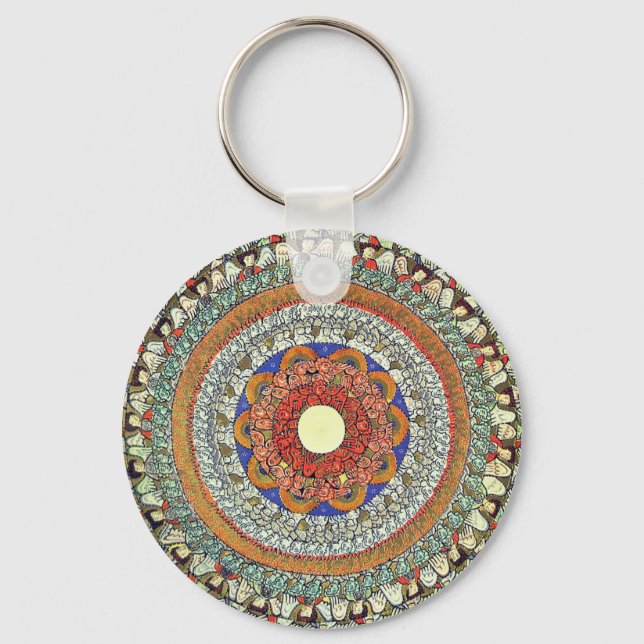 The Choirs of Angels (Hildegard von Bingen) Keychain (Front)