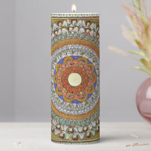 The Choirs of Angels (Hildegard von Bingen) Pillar Candle