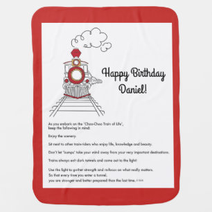 The Choo-Choo Train of Life Blanket