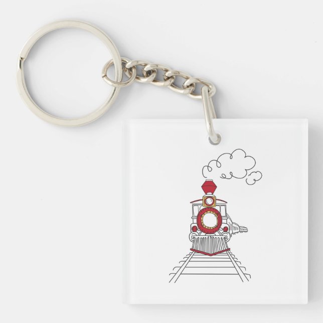 The Choo-Choo Train of Life Keychain (Front)