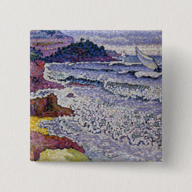 The Choppy Sea, 1902-3 Pinback Button (Front)