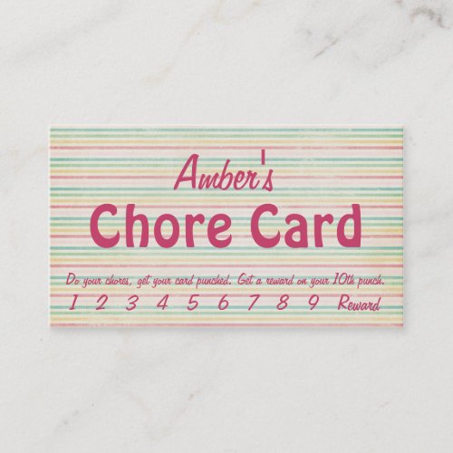 The Chore Card