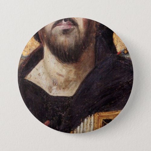 The Christ Pantocrator Of St Catherineâs Monastery Button