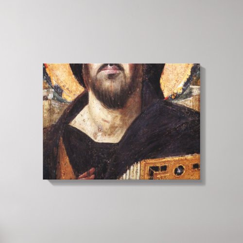 The Christ Pantocrator Of St Catherineâs Monastery Canvas Print