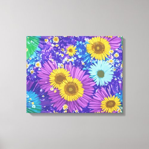 The Christina Floral Enchantment Canvas Print