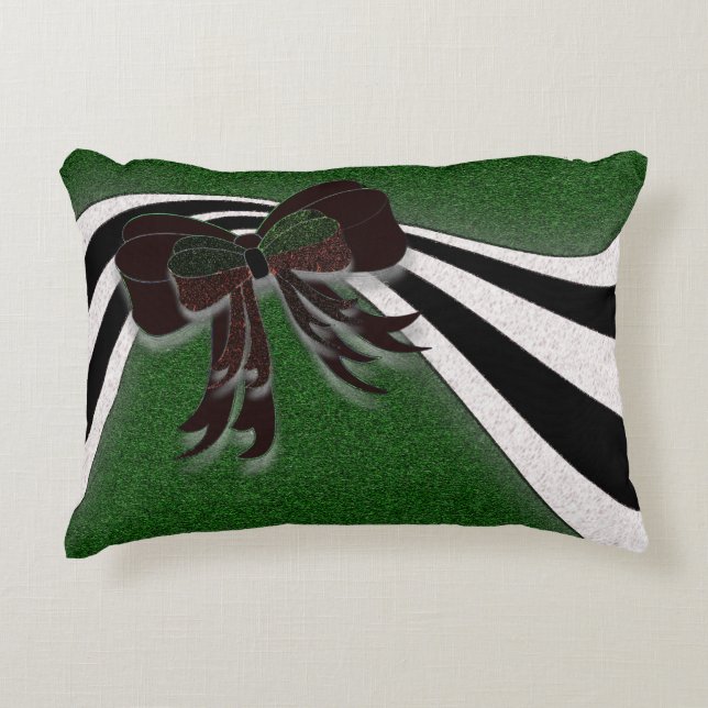 The Christmas Bow - Decorative Pillow (Front)