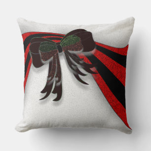 The Christmas Bow - Throw Pillow