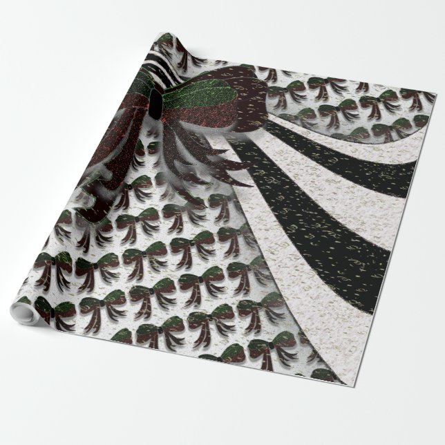 The Christmas Bow - Wrapping Paper (Unrolled)
