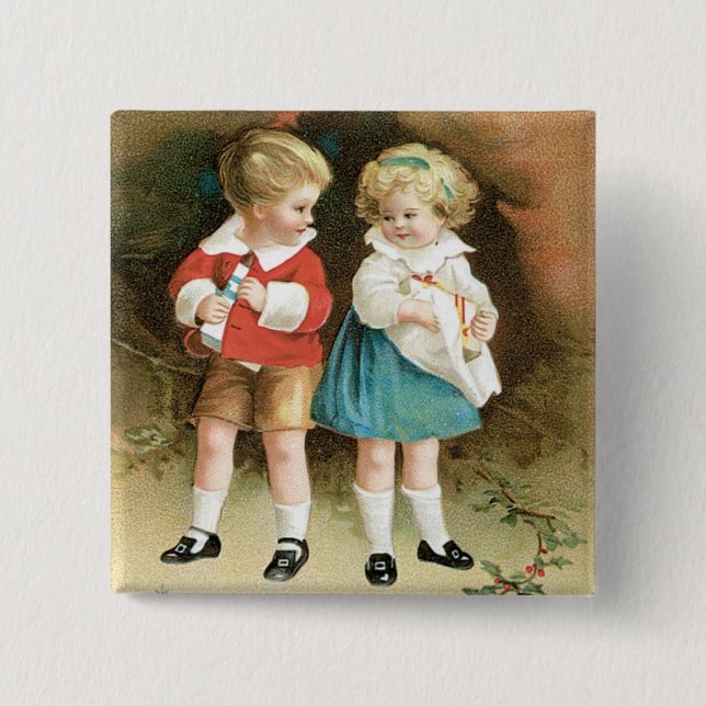The Christmas Cheer Children Button (Front)