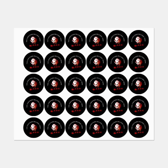 The Christmas Delivery Team Labels (Sheet)