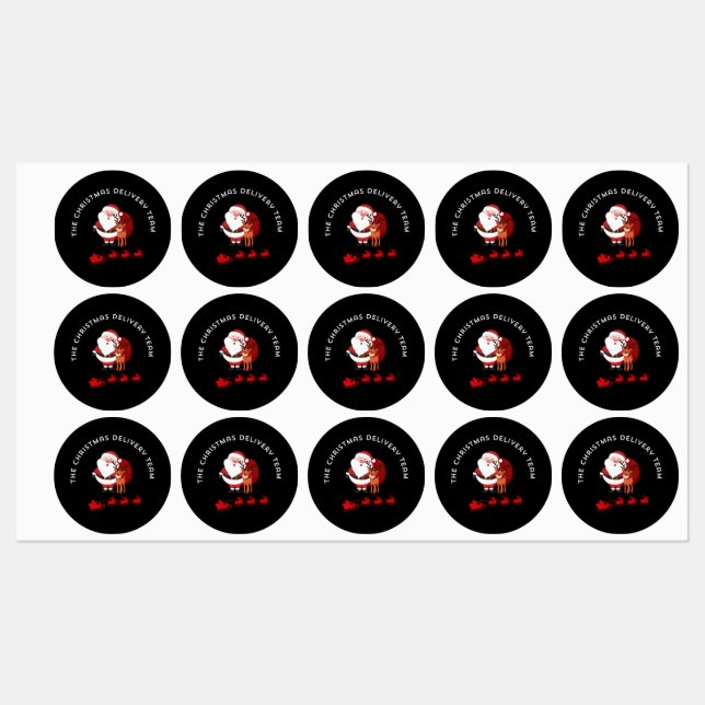 The Christmas Delivery Team Labels (Sheet)
