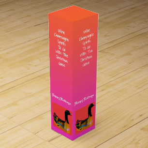 The Christmas Goose Wine Box