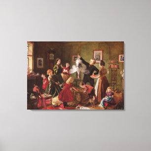 The Christmas Hamper Canvas Print