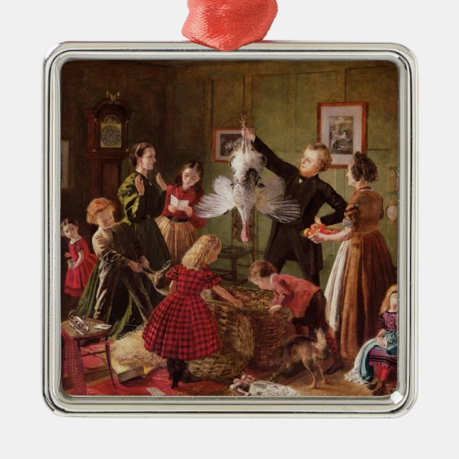 The Christmas Hamper Metal Ornament (Front)