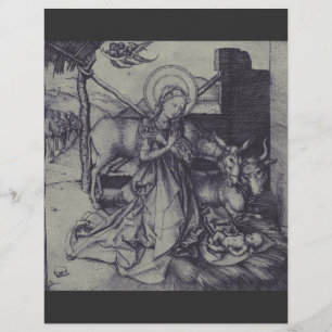 The Christmas Nativity Stark Ink Art Flyer