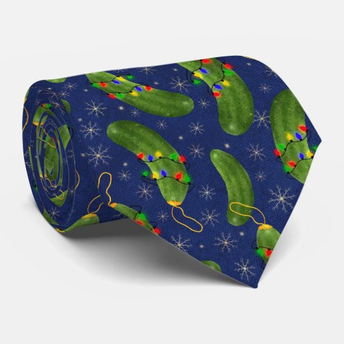 The Christmas pickle  Neck Tie