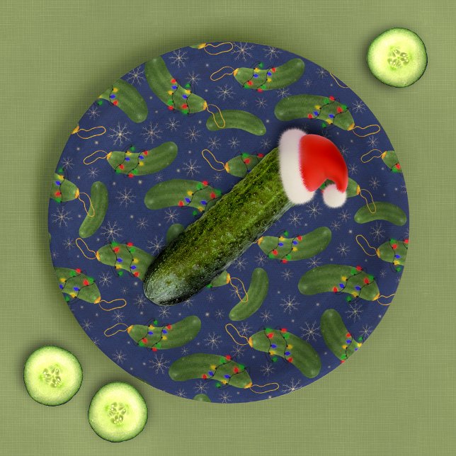 The Christmas pickle   Paper Plates (Creator Uploaded)