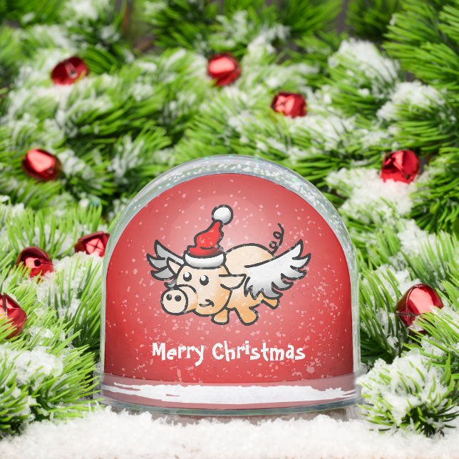 The Christmas Pig Snow Globe (Christmas)