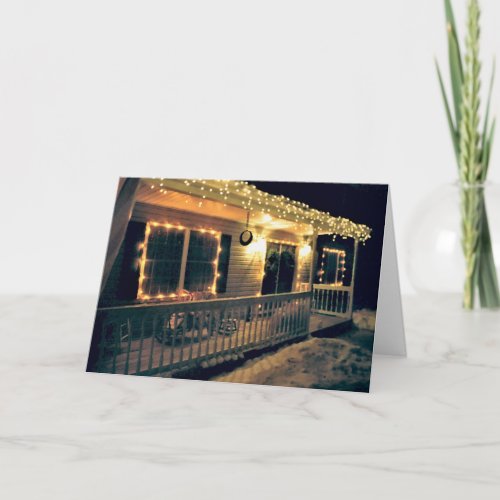 The Christmas Porch Holiday Card _ Christmas