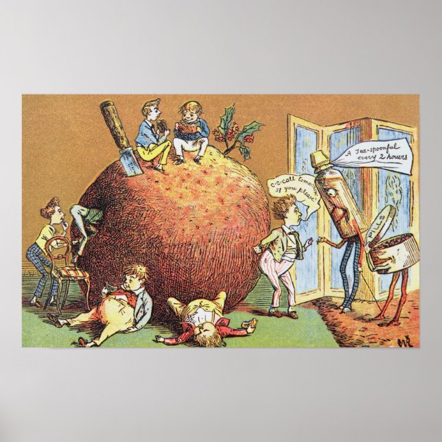 The Christmas Pudding Poster (Front)