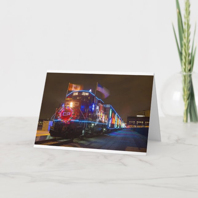 the christmas train card (Front)