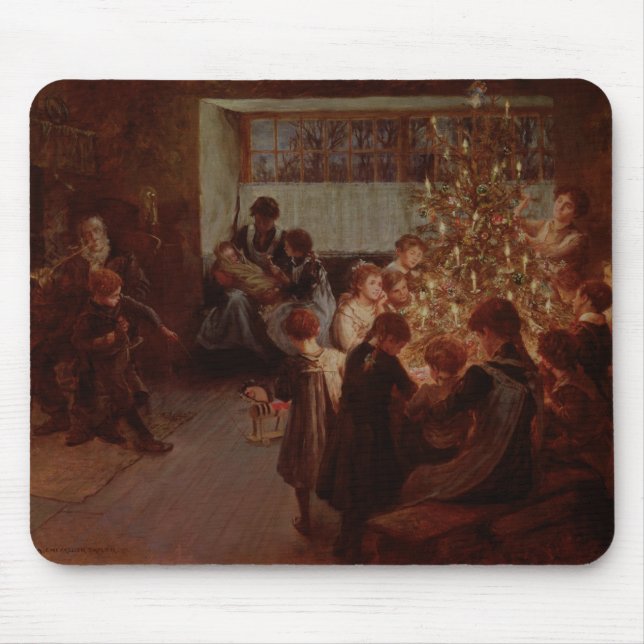 The Christmas Tree, 1911 Mouse Pad (Front)