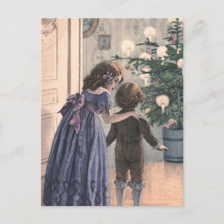 "The Christmas Tree" Holiday Postcard