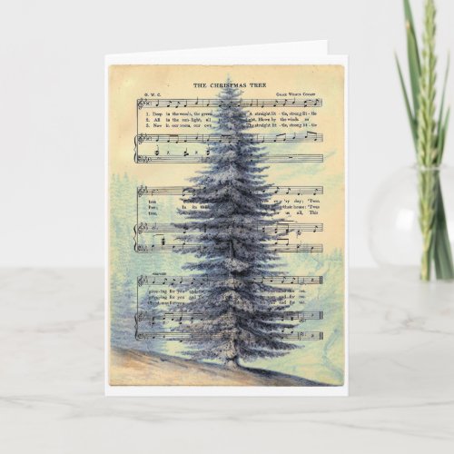 THE CHRISTMAS TREEjpg Holiday Card