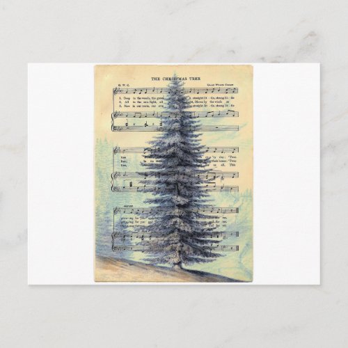 THE CHRISTMAS TREEjpg Holiday Postcard