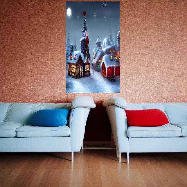 The Christmas Village | AI Art Poster (Creator Uploaded)