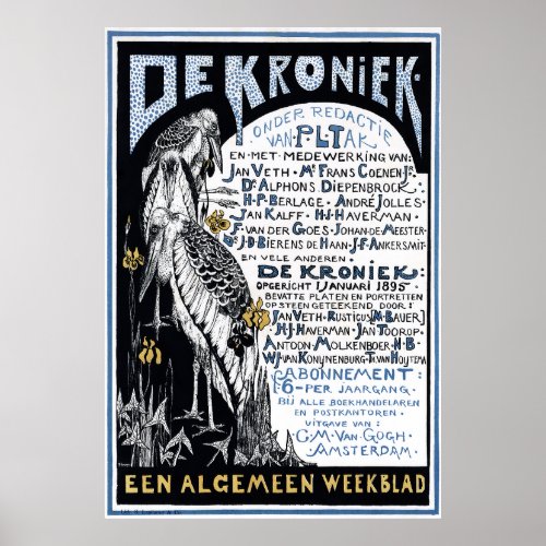 The Chronicle De Kroniek Heron Bird Van Hoytema Poster