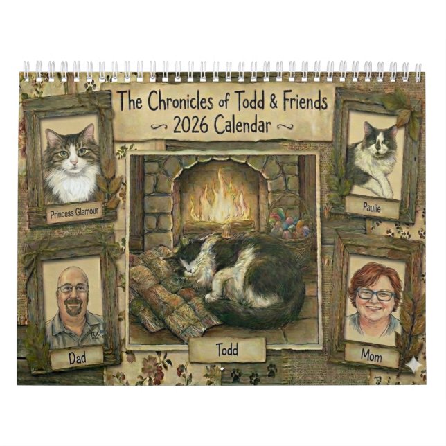 The Chronicles of Todd & Friends 2026 Calendar (Cover)