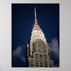 The Chrysler Building, New York City, Medium Poster