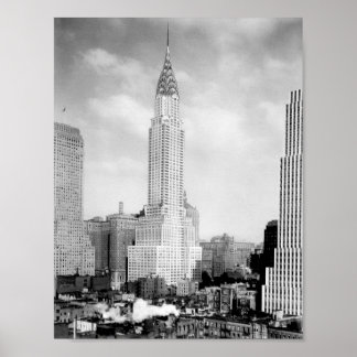 The Chrysler Building - NYC - Circa 1930 Poster