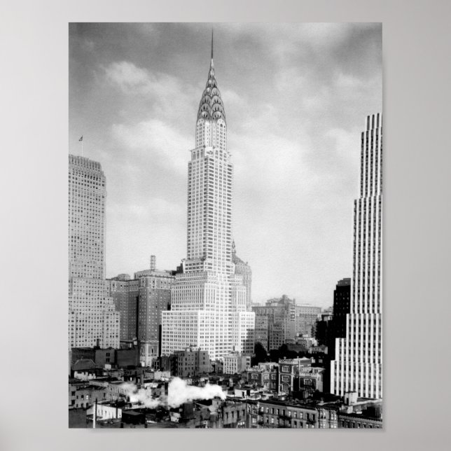 The Chrysler Building - NYC - Circa 1930 Poster (Front)