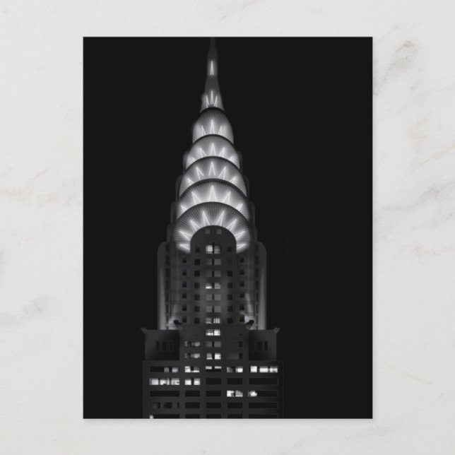 The Chrysler building postcard (Front)
